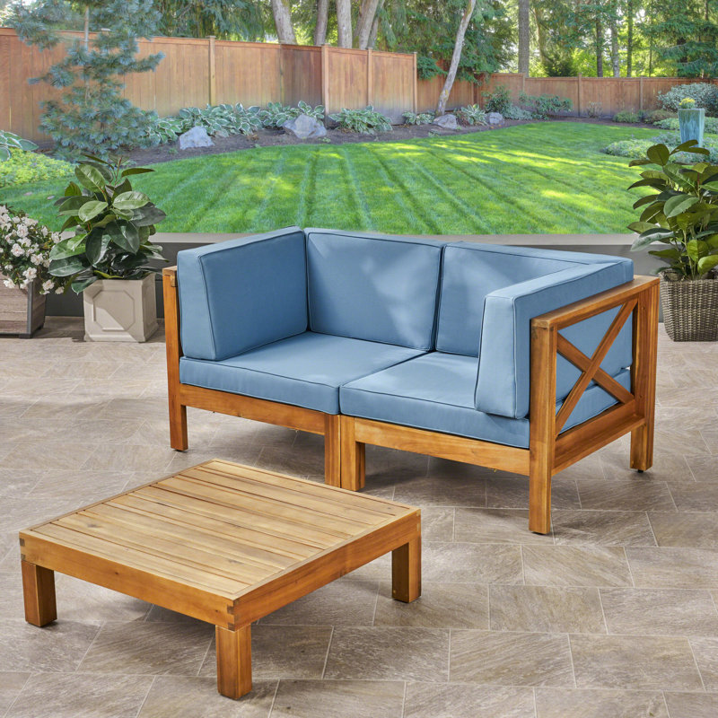 Highland Dunes Ellison 3 Piece Sofa Seating Group with Cushions Wayfair